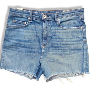 Rag and Bone Blue Jean Shorts Denim Cutoffs Nina High Rise 31
33 waist
11.5 rise